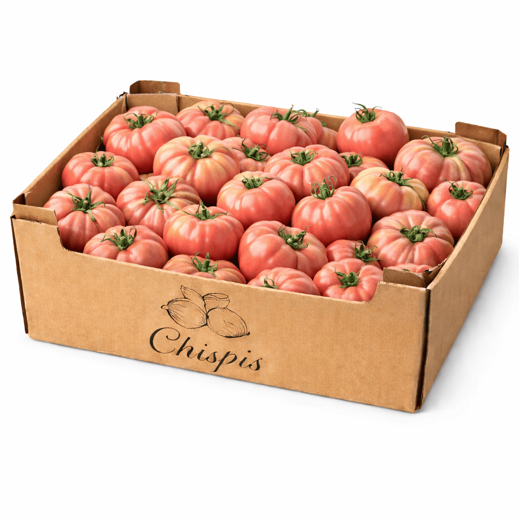 caja de tomate rosa para b2b
